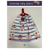 Crochet Top Hand Towel / Tea Towel - Sweet Treats B Crochet Top Hand Towel / Tea Towel - Sweet Treats B